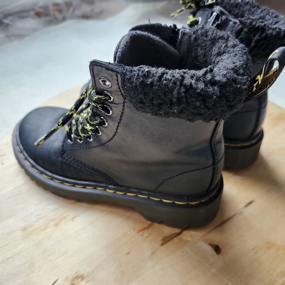 Dr. Martens Black Leather Boots